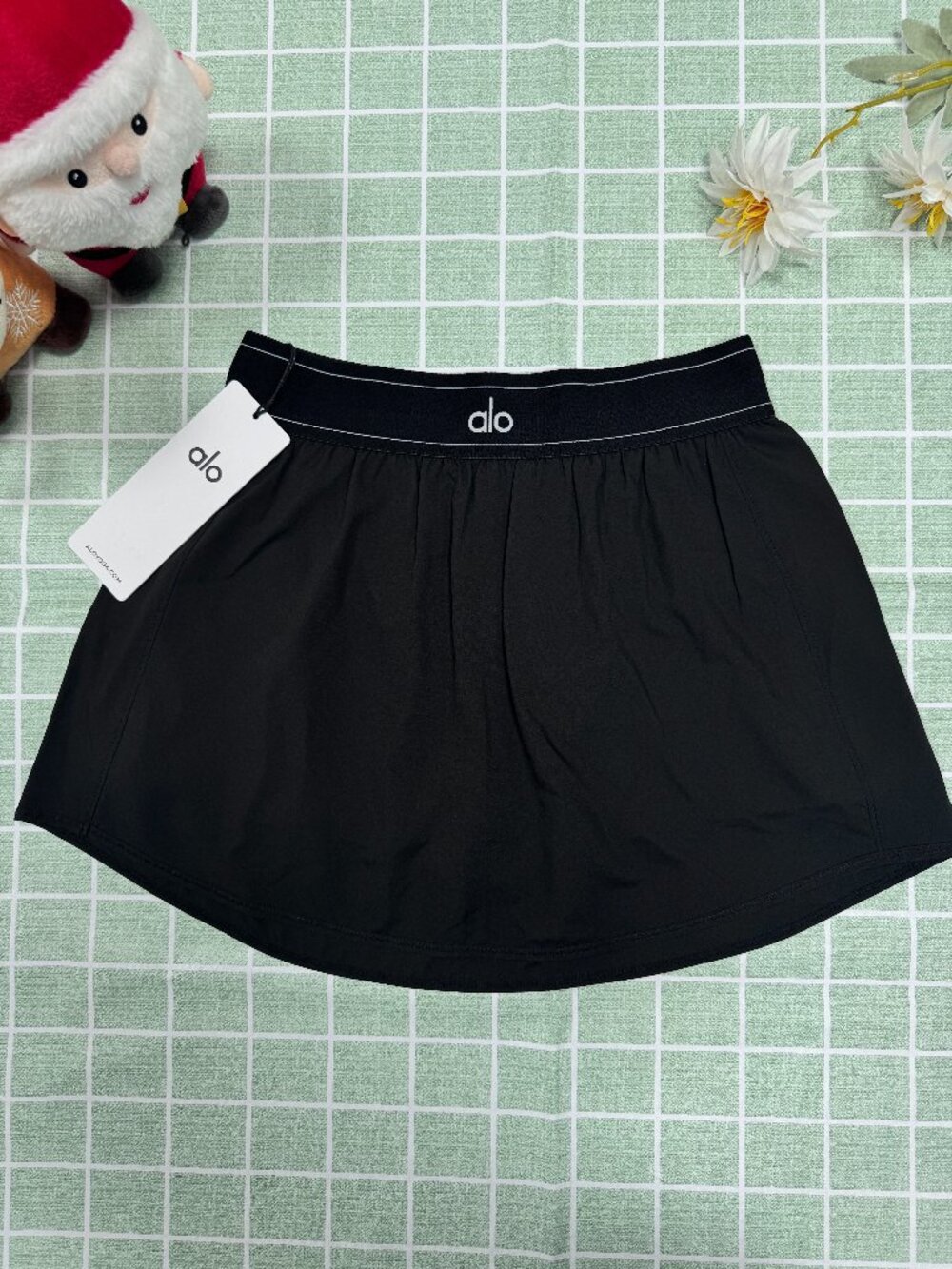🏖️ALO Yoga Match Point Tennis Skirt Black💘Court to everyday style